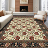 Floral Diamond Area Rustic Charm(Beige)