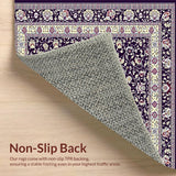 Ultra Soft Area Rug, Non Slip, Stain Resistant, Washable Area Rugs for Living Room, Bedroom, Whimsical Kids Room Aesthetic(Purple)