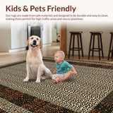 Contemporary Artistic Leopard Flourish(Beige)