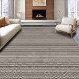 Ultra Soft Area Rug, Non Slip, Stain Resistant, Washable Area Rugs for Living Room, Bedroom, Stylish Natural Fiber Rustic Vibe(Gray)
