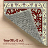 Luxurious Burgundy and Ivory Motif(Red)