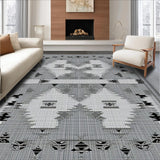 Chic Black White Diamond Design(Gray)