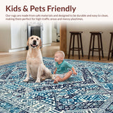 Stylish Ogee in Cool Hues(Blue)