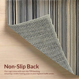 Cozy Earth Tone Striped(Black)