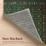 Contemporary Abstract Round Motif(Green)