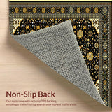 Luxurious Black Gold Damask Style(Black)