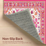 Vibrant Symmetrical Floral Design(White)