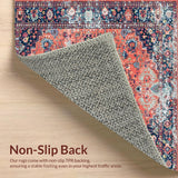 Luxurious Low Pile Geometric Style(Red)