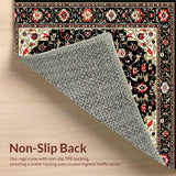 Eclectic Dark Floral Tapestry(Black)