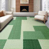 Ultra Soft Area Rug, Non Slip, Stain Resistant, Washable Area Rugs for Living Room, Bedroom, Abstract Low Pile Pet-Friendly Area Carpet(Green)