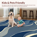 Luxurious Plush Textural Experience(Blue)