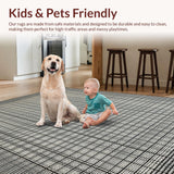 Chic Modern Shag Geometry(Black)