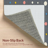 Contemporary Grey Toned Geometric Flair(Gray)