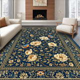 Elegant Blue Hued Botanical Bliss(Blue)