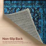 Luxurious Distressed Ogee(Blue)