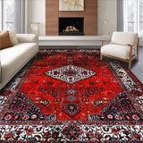 Luxurious Textured Diamond Layout(Red)