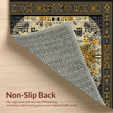 Ultra Soft Area Rug, Non Slip, Stain Resistant, Washable Area Rugs for Living Room, Bedroom, Vibrant Nature Inspired Decor(Beige)