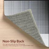 Ultra Soft Area Rug, Non Slip, Stain Resistant, Washable Area Rugs for Living Room, Bedroom, Cozy Plush Shaggy Elegance(Gray)