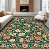 Ultra Soft Area Rug, Non Slip, Stain Resistant, Washable Area Rugs for Living Room, Bedroom, Rustic Nature-Inspired Textile(Green)