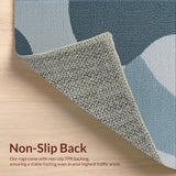 Ultra Soft Area Rug, Non Slip, Stain Resistant, Washable Area Rugs for Living Room, Bedroom, Modern Grey Farmhouse Bedroom Washable Area Rug(Gray)