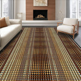 Ultra Soft Area Rug, Non Slip, Stain Resistant, Washable Area Rugs for Living Room, Bedroom, Trendy Distressed Animal Texture(Brown)