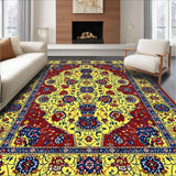 Ultra Soft Area Rug, Non Slip, Stain Resistant, Washable Area Rugs for Living Room, Bedroom, Sublime Cozy Cottage Aesthetic(Yellow)