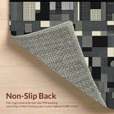 Elegant Monochrome Abstract Geometry(Black)