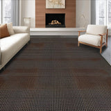 Ultra Soft Area Rug, Non Slip, Stain Resistant, Washable Area Rugs for Living Room, Bedroom, Artful Fluffy Patterned Decor(Brown)