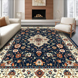 Elegant Floral Medallion Aesthetic(Blue)