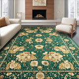 Elegant Faded Floral Aesthetic(Green)