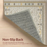 Contemporary Artful Medallion Design(Gray)