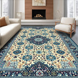 Ultra Soft Area Rug, Non Slip, Stain Resistant, Washable Area Rugs for Living Room, Bedroom, Non Slip Pad Beige(Beige)