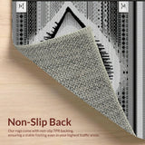 Elegant Dark Gray Abstract Design(Blue)