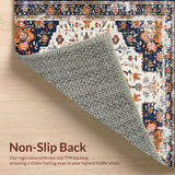 Artistic Cream and Orange Harmony(White)