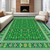 Playful Rustic Plaid Design(Green)