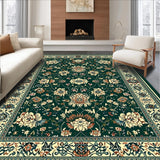 Ultra Soft Area Rug, Non Slip, Stain Resistant, Washable Area Rugs for Living Room, Bedroom, Vibrant Boho Inspired Design(Green)
