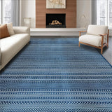 Elegant Geometric Navy Tones(Blue)
