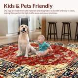 Elegant Geometric Tiled(Red)