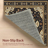 Classic Floral Tapestry Inspired(Black)