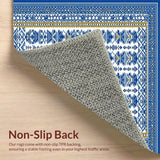 Modern Nautical Patterned Mat(Blue)