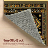 Elegant Earthy Colorful Medallion(Black)