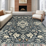 Elegant Ashen Patterned Weave(Black)