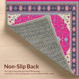 Elegant Fuchsia Tiled Patterned Delight(Red)