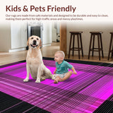 Bold Geometric Illusion Motif(Pink)