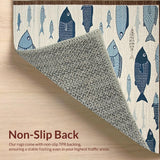 Playful Blue and Brown Design(Beige)