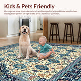 Ultra Soft Area Rug, Non Slip, Stain Resistant, Washable Area Rugs for Living Room, Bedroom, Non Slip Pad Beige(Beige)