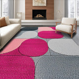 Ultra Soft Area Rug, Non Slip, Stain Resistant, Washable Area Rugs for Living Room, Bedroom, Washable Grey and Pink Entryway Carpet for Minimal Living(Gray)
