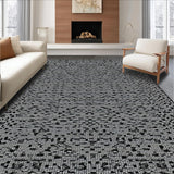 Trendy Abstract Leopard Print Accent(Gray)