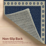 Rustic Beige Tiled Arrangement(Blue)