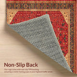 Eclectic Vibrant Floral Collage(Red)